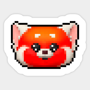 Red Panda with Cute Eyes Sticker